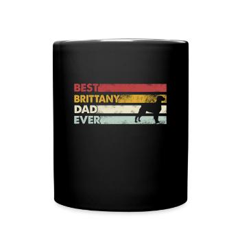 Meilleur père de famille - Brittany - Mug uni - noir - Devant