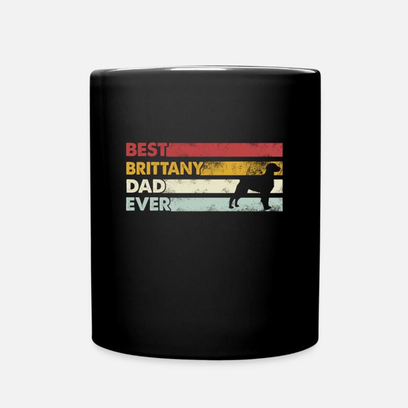 Meilleur père de famille - Brittany - Mug uni - noir