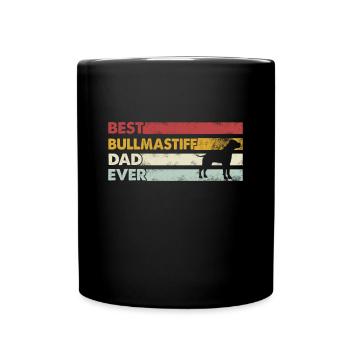 Best Father Ever - Bullmastiff - Full Colour Mug - black - Front