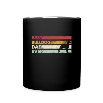Meilleur père de tous les temps - Bulldog - Mug uni - noir - Devant