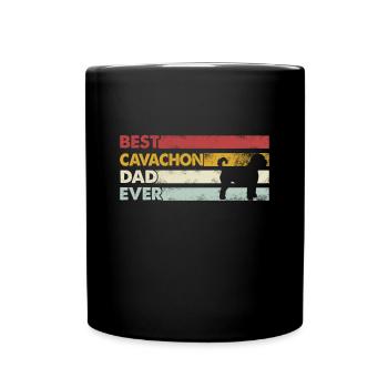 Meilleur père de tous les temps - Cavachon - Mug uni - noir - Devant