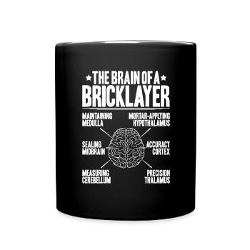 Master Masonry Masonry Bricklayer Mason - Full Colour Mug - black - Front
