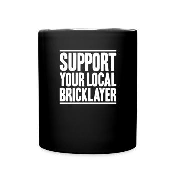 Master Masonry Masonry Bricklayer Mason - Full Colour Mug - black - Front