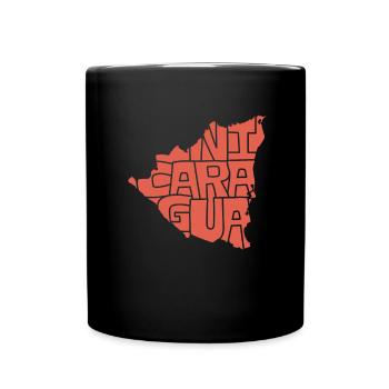 République du Nicaragua Caraïbes Amérique du Sud Fun Cadeau - Mug uni - noir - Devant