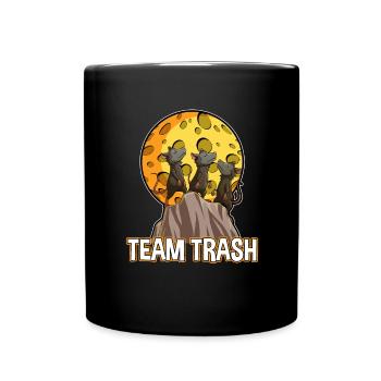 Opossum Design für Possum Fans und Opossum Fans - Tasse einfarbig - Schwarz - Vorne
