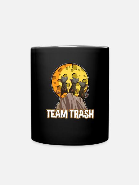Opossum Design für Possum Fans und Opossum Fans - Tasse einfarbig - Schwarz