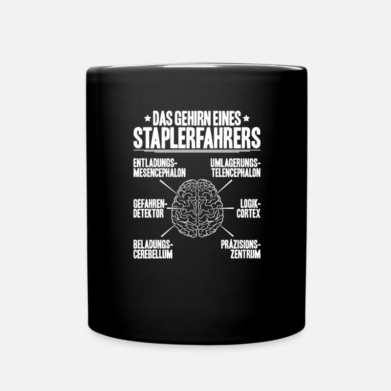 Staplerfahrer Gabelstaplerfahrer Forklift Operator - Tasse einfarbig - Schwarz
