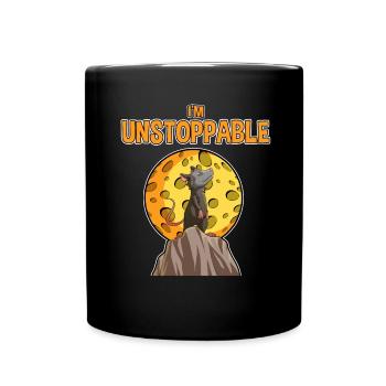 Possum design for opossum lovers and possum - Full Colour Mug - black - Front