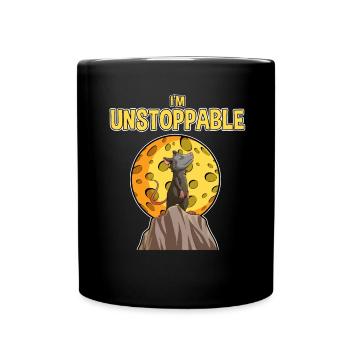Opossum Design für Possum Fans und Opossum Fans - Tasse einfarbig - Schwarz - Vorne