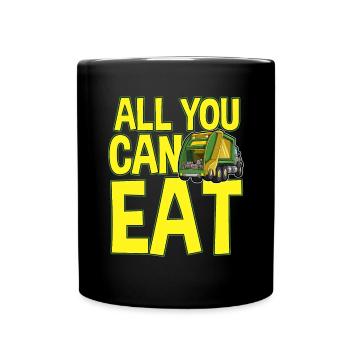 Opossum saying for animal lovers and possum - Full Colour Mug - black - Front
