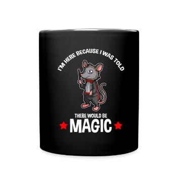 Opossum saying for animal lovers and possum - Full Colour Mug - black - Front