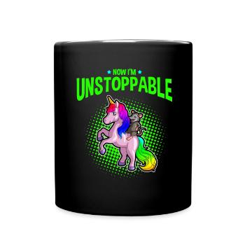 Opossum saying for animal lovers and possum - Full Colour Mug - black - Front
