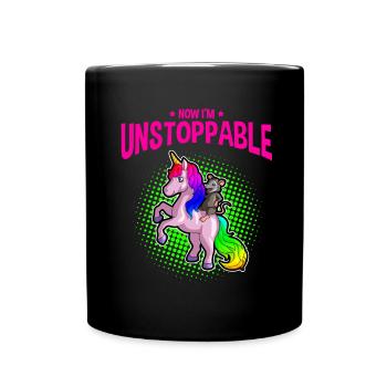 Possum design for opossum lovers and possum - Full Colour Mug - black - Front