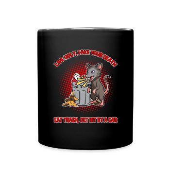 Conception d’opossum pour les amateurs d’opossum et d’opossum - Mug uni - noir - Devant