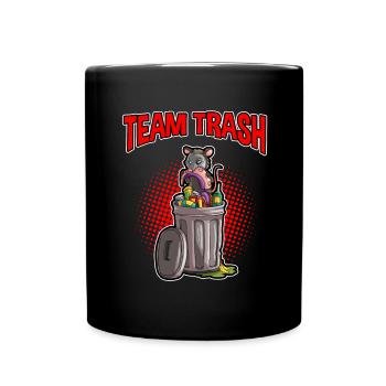 Opossum Design für Possum Fans und Opossum Fans - Tasse einfarbig - Schwarz - Vorne