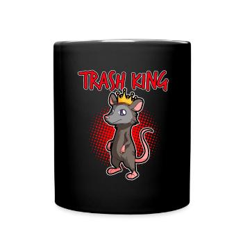 Opossum saying for animal lovers and possum - Full Colour Mug - black - Front