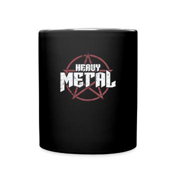 Heavy Metal Music Band Genre Bass - Full Colour Mug - black - Front