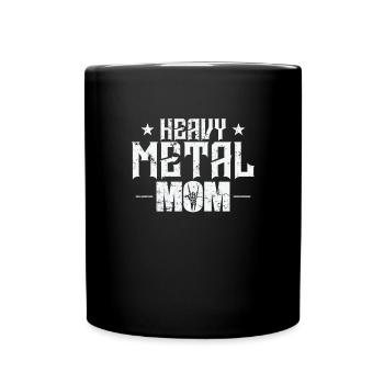Heavy Metal Mom Musik Band Genre - Tasse einfarbig - Schwarz - Vorne