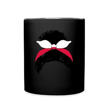 Polen Polin Flagge Pole Polnisch - Tasse einfarbig - Schwarz - Vorne