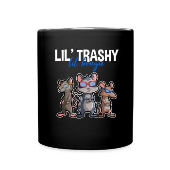 Possum design for opossum lovers and possum - Full Colour Mug - black - Front