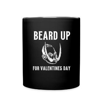 This Beard Is Taken - Bearded Man Valentines Day - Full Colour Mug - black - Front