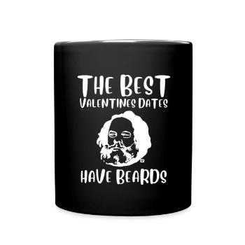 This Beard Is Taken - Bearded Man Valentines Day - Full Colour Mug - black - Front