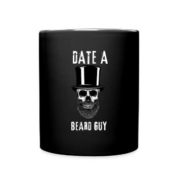 This Beard Is Taken - Bearded Man Valentines Day - Full Colour Mug - black - Front