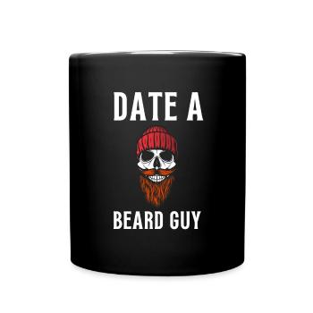 This Beard Is Taken - Bearded Man Valentines Day - Full Colour Mug - black - Front