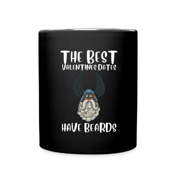 This Beard Is Taken - Bearded Man Valentines Day - Full Colour Mug - black - Front