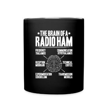 Amateurfunker Amateurfunk Radio Ham Amateur Radio - Full Colour Mug - black - Front