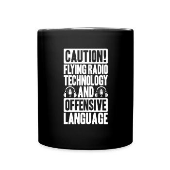 Amateurfunker Amateurfunk Radio Ham Amateur Radio - Full Colour Mug - black - Front
