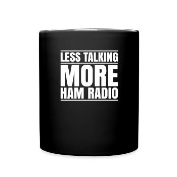 Amateurfunker Amateurfunk Radio Ham Amateur Radio - Full Colour Mug - black - Front