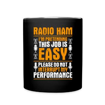 Amateurfunker Amateurfunk Radio Ham Amateur Radio - Mug uni - noir - Devant