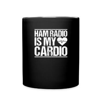 Amateurfunker Amateurfunk Radio Ham Amateur Radio - Full Colour Mug - black - Front