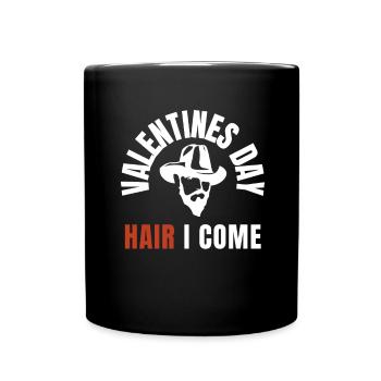 This Beard Is Taken - Bearded Man Valentines Day - Full Colour Mug - black - Front