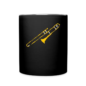 Trombone Trombonist Orchestra Trombones - Full Colour Mug - black - Front