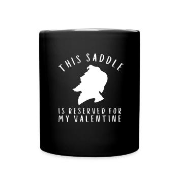 This Beard Is Taken - Bearded Man Valentines Day - Full Colour Mug - black - Front