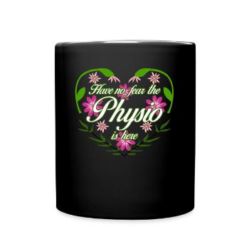 Physio Physiotherapeut Physiotherapie - Tasse einfarbig - Schwarz - Vorne