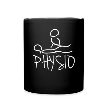 Physio Physiotherapeut - Tasse einfarbig - Schwarz - Vorne