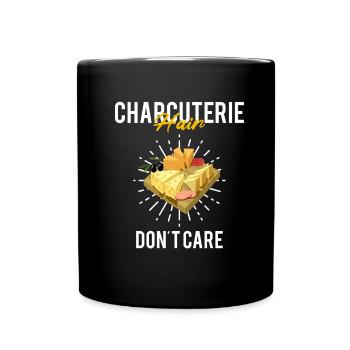 Charcuterie design for cheesemakers - Full Colour Mug - black - Front