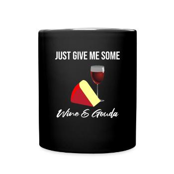 Amateurs de Gouda pour Gouda fumé - Mug uni - noir - Devant