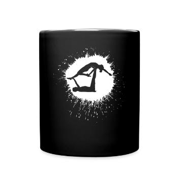 Acroyoga Meditaion Yoga Teacher Acro Yoga - Full Colour Mug - black - Front