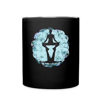 Acroyoga Yoga Teacher Meditaion Acro Yoga - Full Colour Mug - black - Front