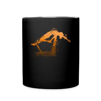 Acro Yoga Meditation Yoga Teacher Acroyoga - Full Colour Mug - black - Front