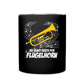 Flügelhorn Horn Flugelhorn - Tasse einfarbig - Schwarz - Vorne