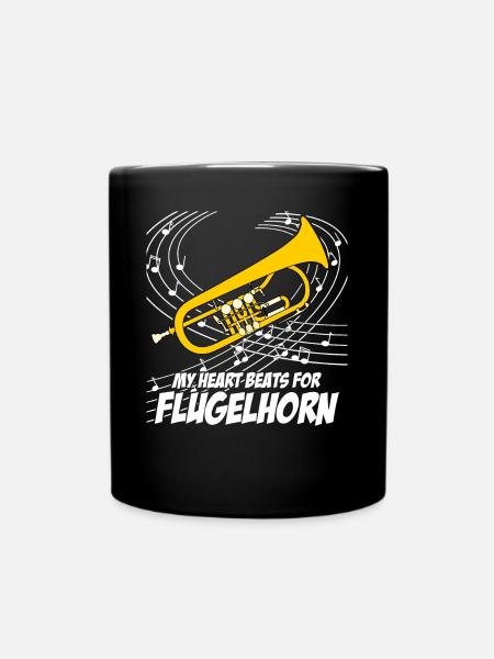 Flügelhorn Horn Flugelhorn - Tasse einfarbig - Schwarz