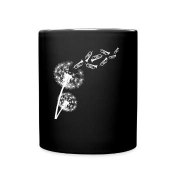 Pissenlit Bugle - Mug uni - noir - Devant