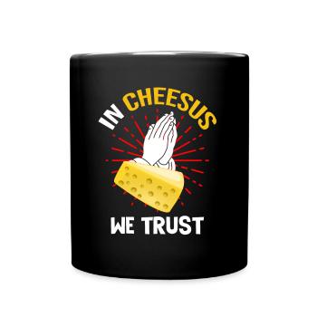Gouda fumé design et Gouda gourmet - Mug uni - noir - Devant