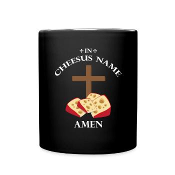 Charcuterie design for cheesemakers - Full Colour Mug - black - Front