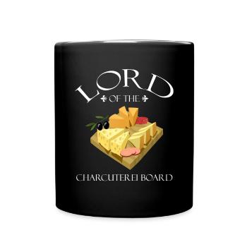 Charcuterie design for cheesemakers - Full Colour Mug - black - Front